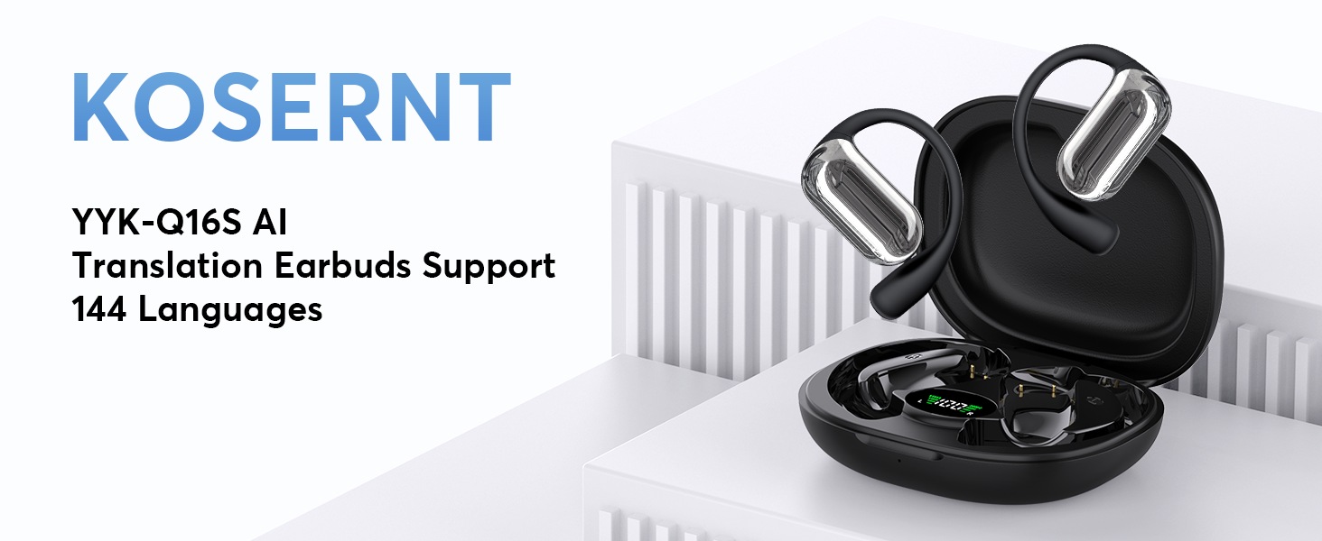 KOSERNT AI language translation earbuds
KOSERNT real-time translator headphones
KOSERNT Bluetooth translator earbuds 144 languages
KOSERNT wireless AI translator for iOS and Android
KOSERNT multilingual translation earbuds for travel
KOSERNT ergonomic earbuds with fast charging case
KOSERNT voice translator earbuds for business use
KOSERNT deep black language translator headphones
KOSERNT smart earbuds with real-time language support
KOSERNT 3-in-1 translation earbuds for global communication